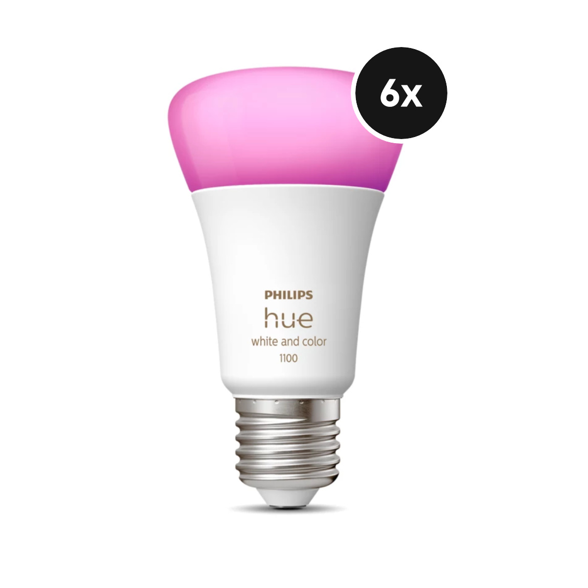 Philips Hue White & Color Ambiance E27 Bluetooth 6er-Set - Bild 2
