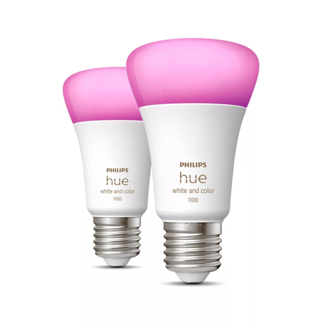Philips Hue White & Color Ambiance E27 Doppelpack 1100lm - Weiß Image