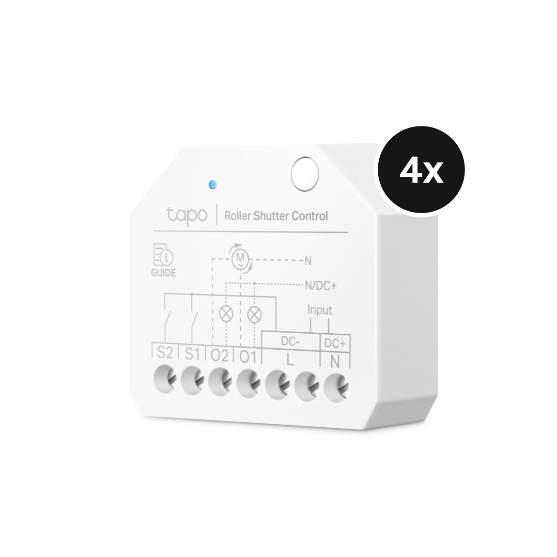 TP-Link Tapo S112 - Smarter Relaisschalter - 4er-Set