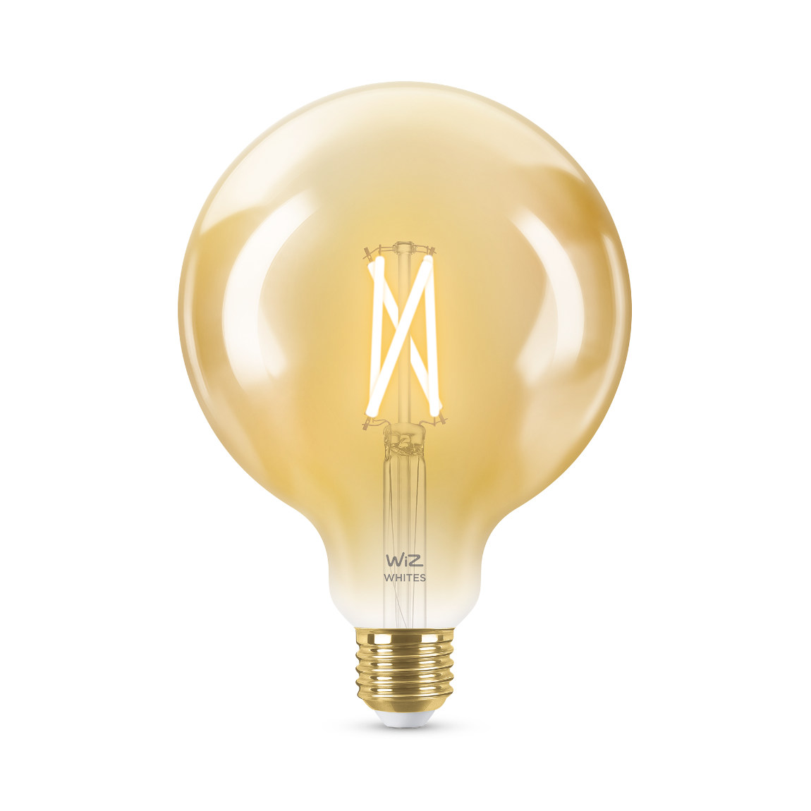 WiZ 50W E27 Globeform Filament Amber Warm- und Kaltweiß - Weiß Image
