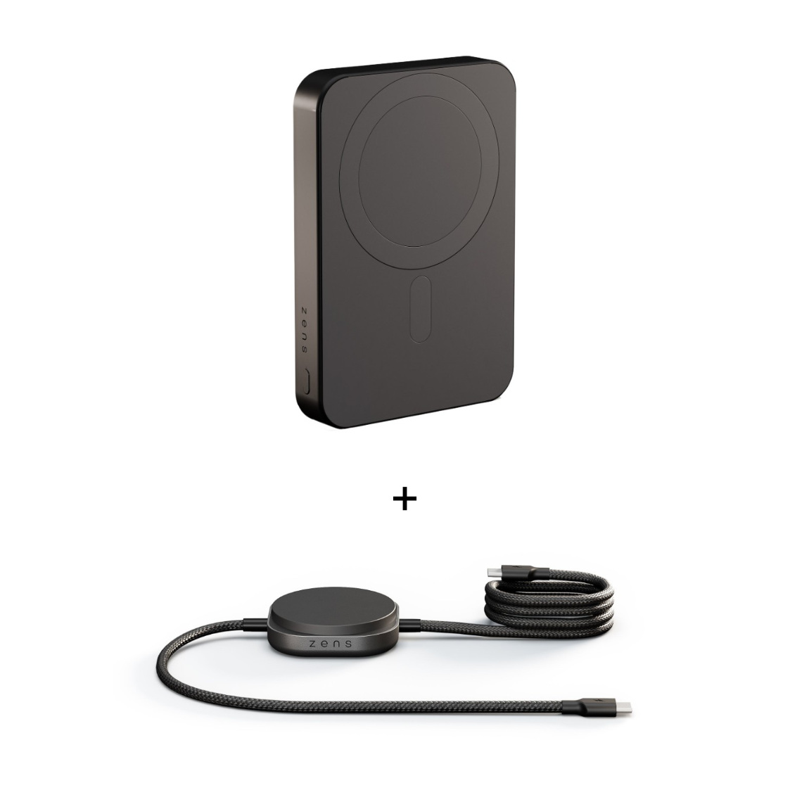 Zens Set - mit Powerbank Pro 1 (10.000 mAh, 15W) + Charging Cable USB C-C Pro 2