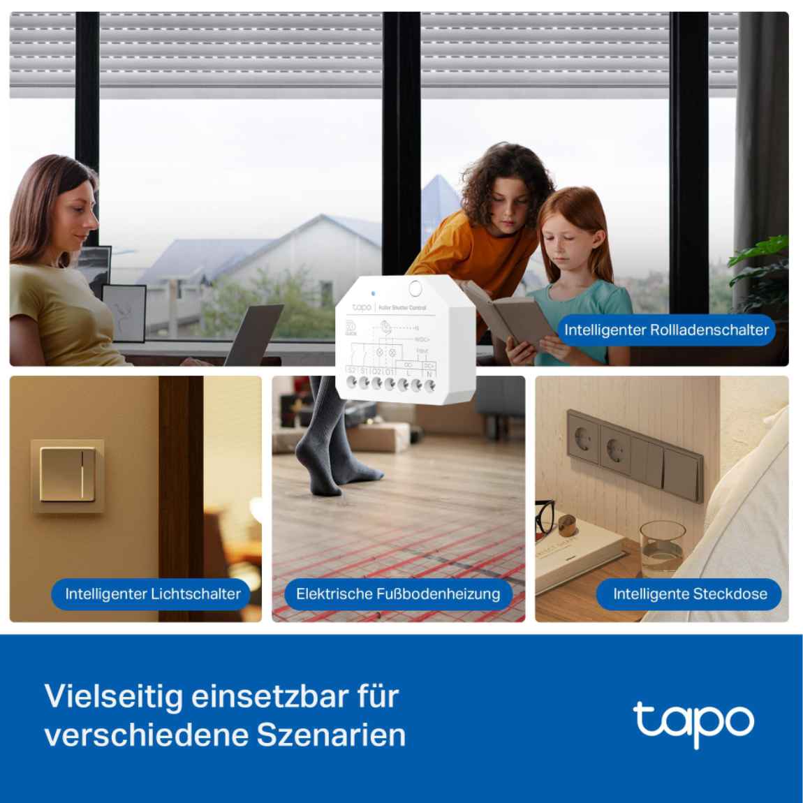 Thumbnail - TP-Link Tapo S112 - Smarter Unterputzschalter - 6er-Set