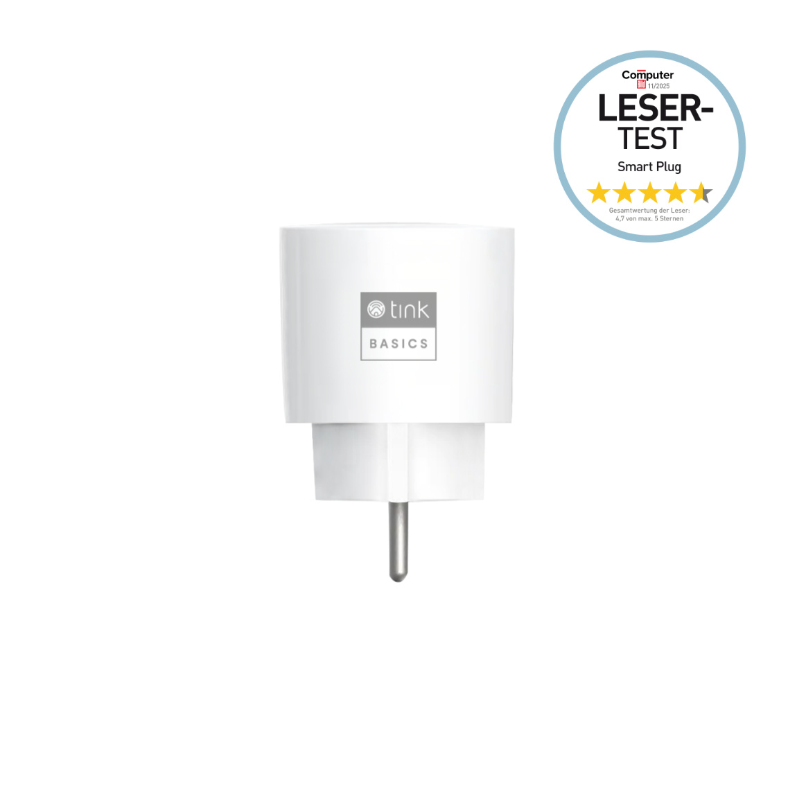 Thumbnail - Homey Pro + tink Basics Smart Plug - Matter