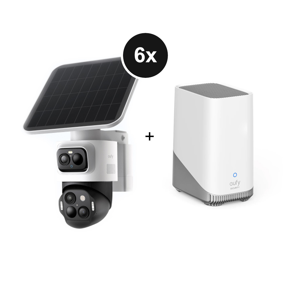 eufyCam S4 Starter-Set 6+1 - 6er-Kameraset mit HomeBase 3