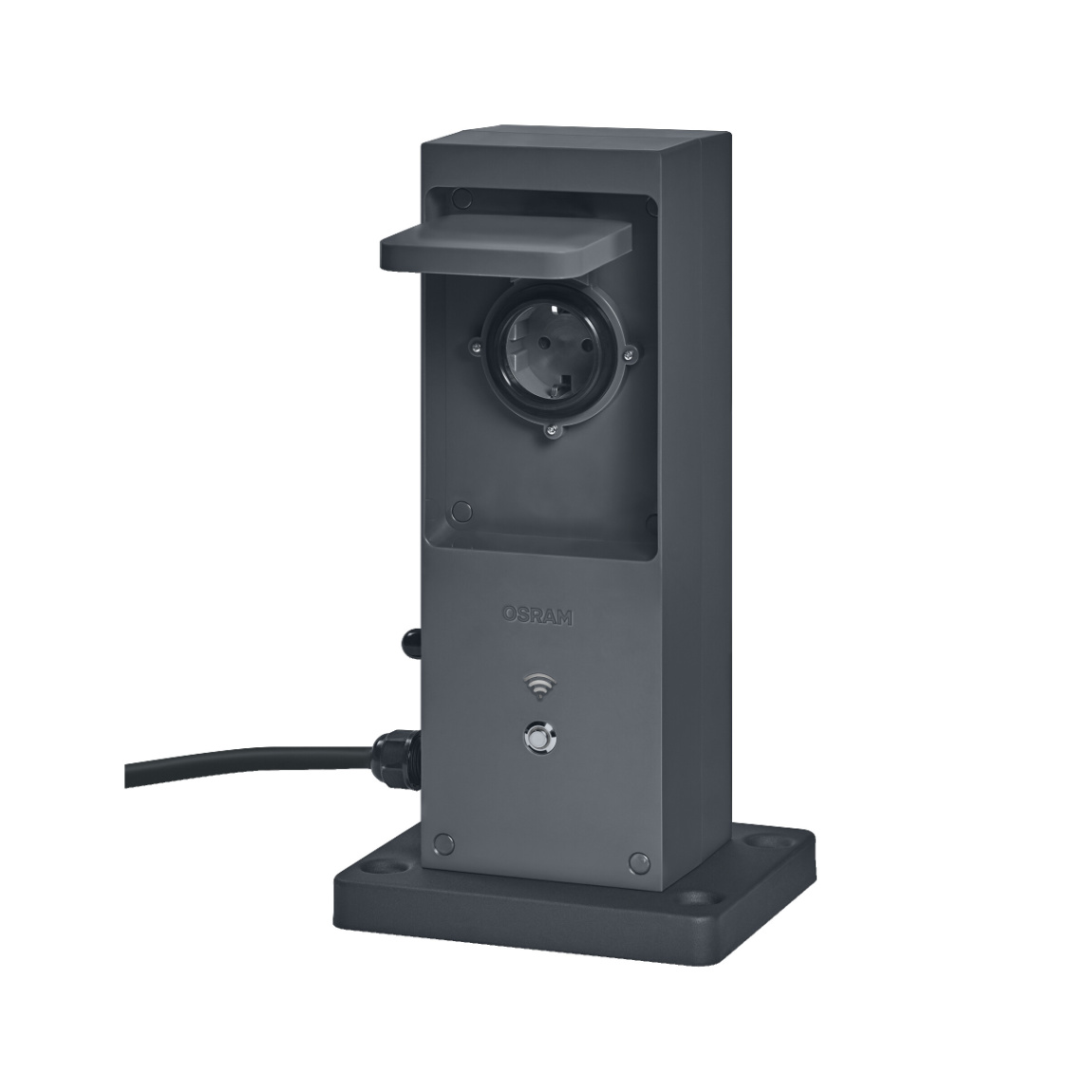 OSRAM Smart WIFI Outdoor Terminal EU - 2-Steckdosen Terminal für den Außenbereich - Schwarz