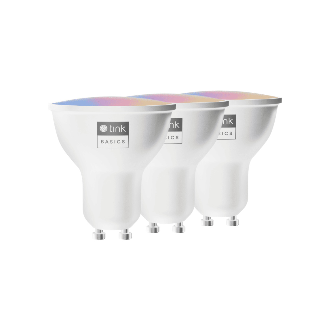 tink Basics Matter White & Color GU10 Bulb - Dimmbares Leuchtmittel - 3er-Set