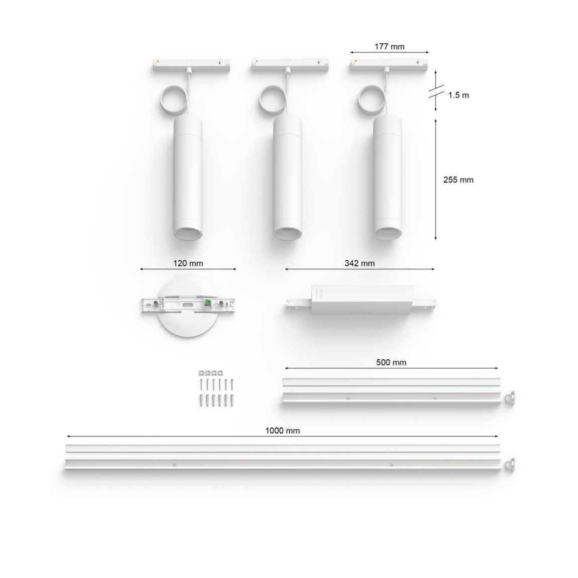 Thumbnail - Philips Hue Perifo Basis-Set 3er Pendelleuchte - Weiß