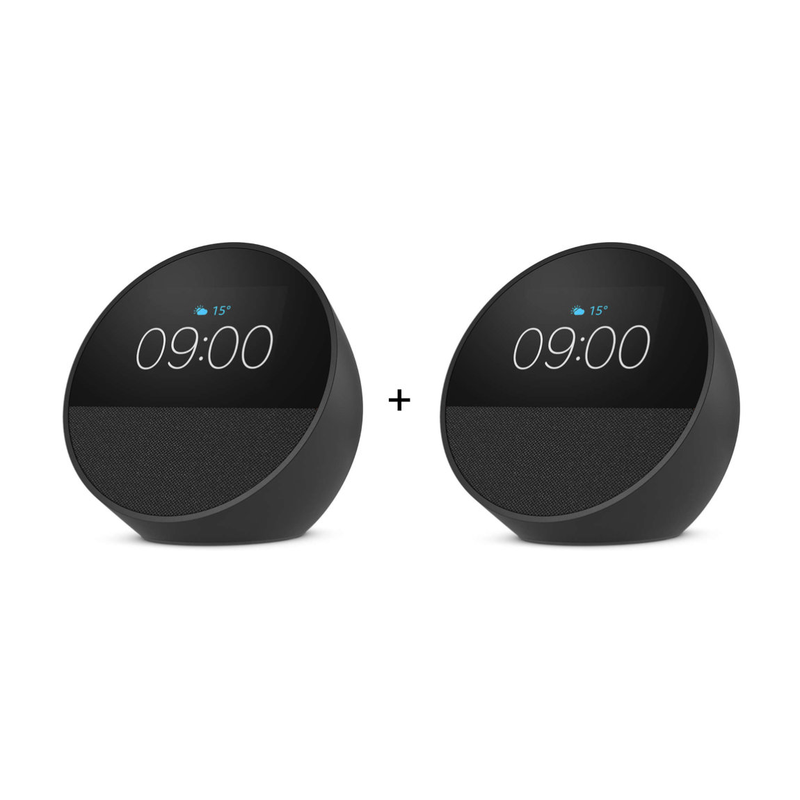 Amazon Echo Spot - Neueste Generation - 2er-Set