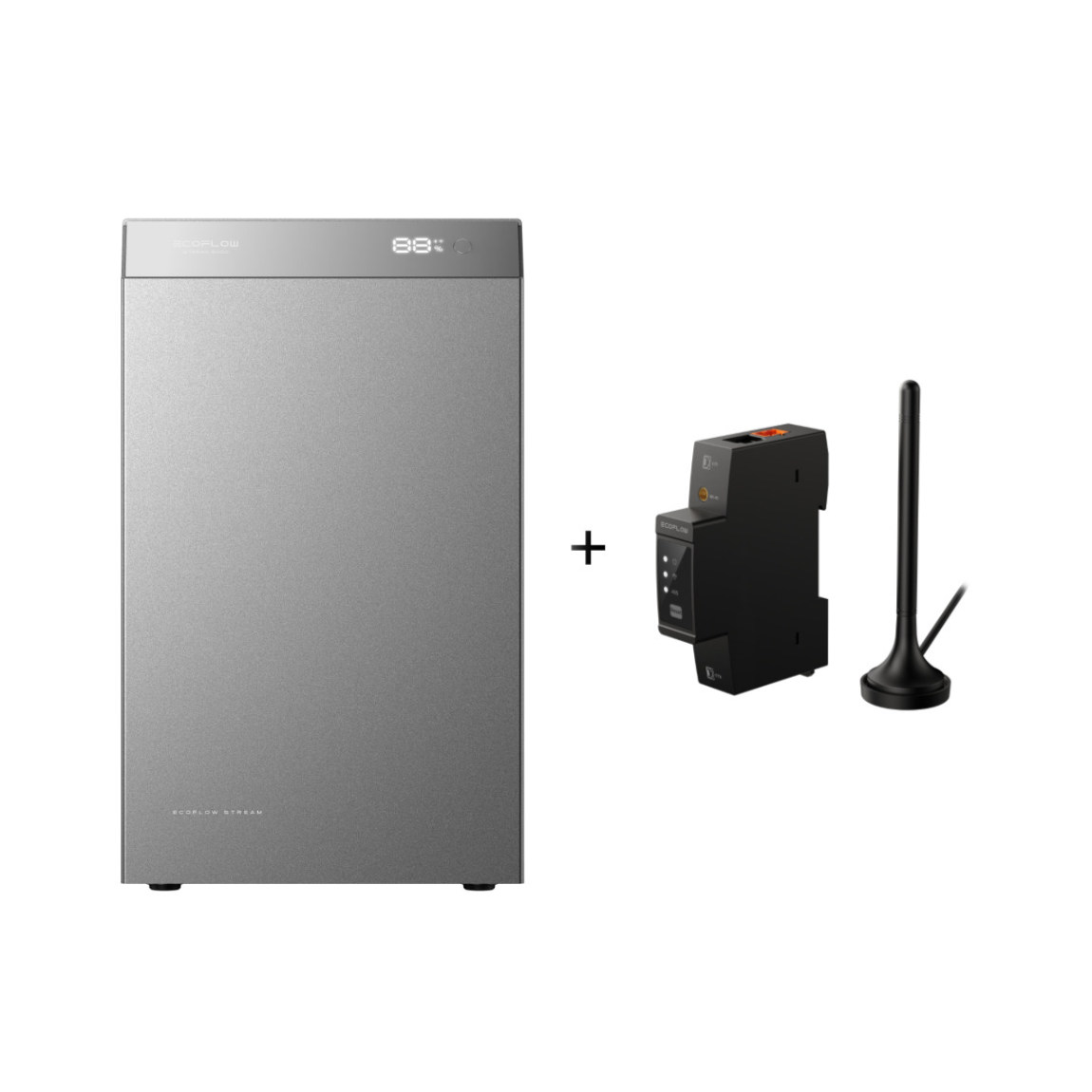 EcoFlow Set - mit STREAM 5000 Solarspeicher (5.024Wh, 3.000W) + Smart Meter Dual CT
