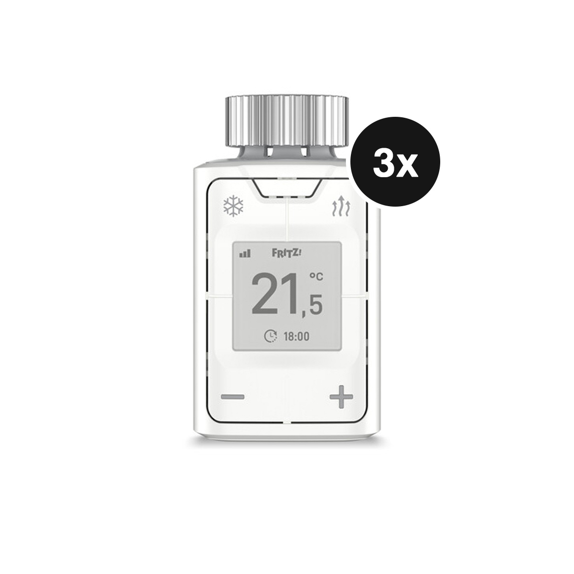 FRITZ!Smart Thermo 302 - Heizk&ouml;rperthermostat - 3er-Set