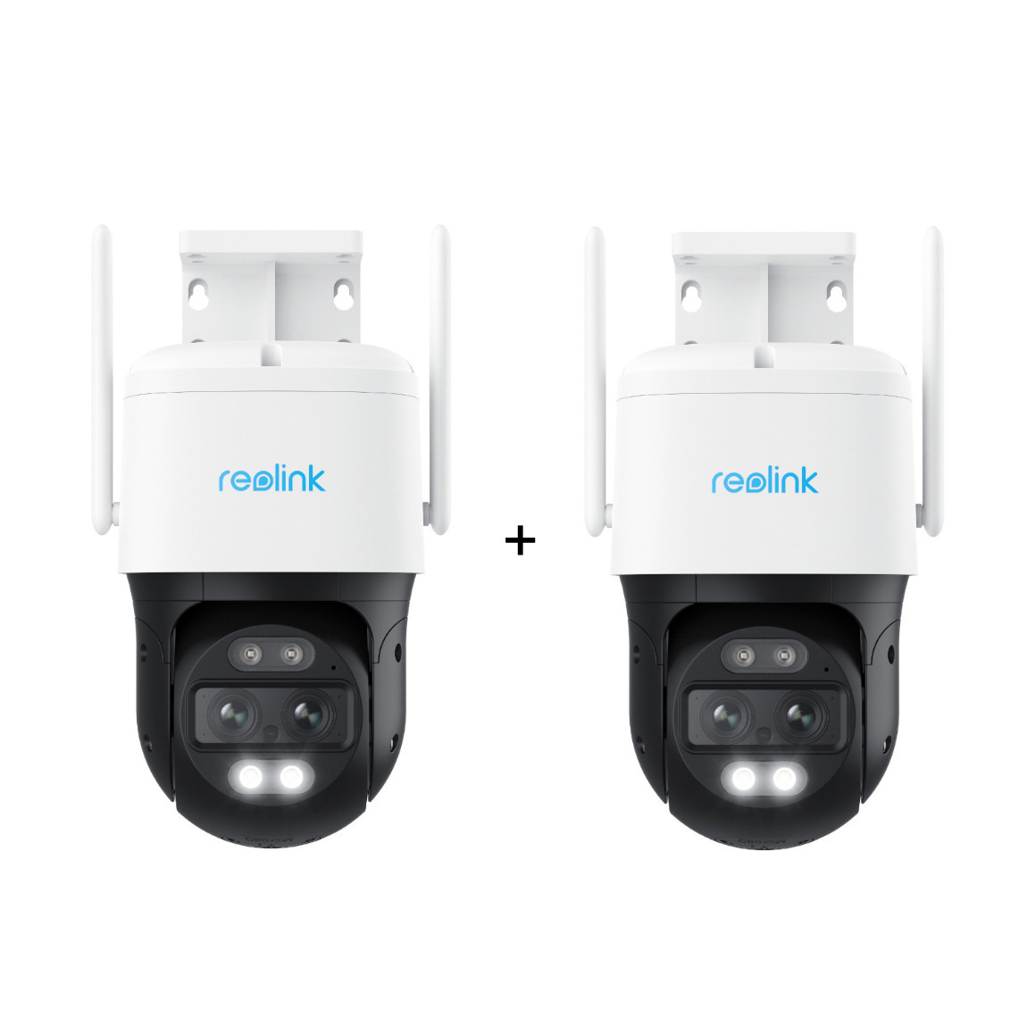 Reolink TrackMix Series W760 - Dual Außenkamera mit Auto Zoom & Tracking - 2er-Set