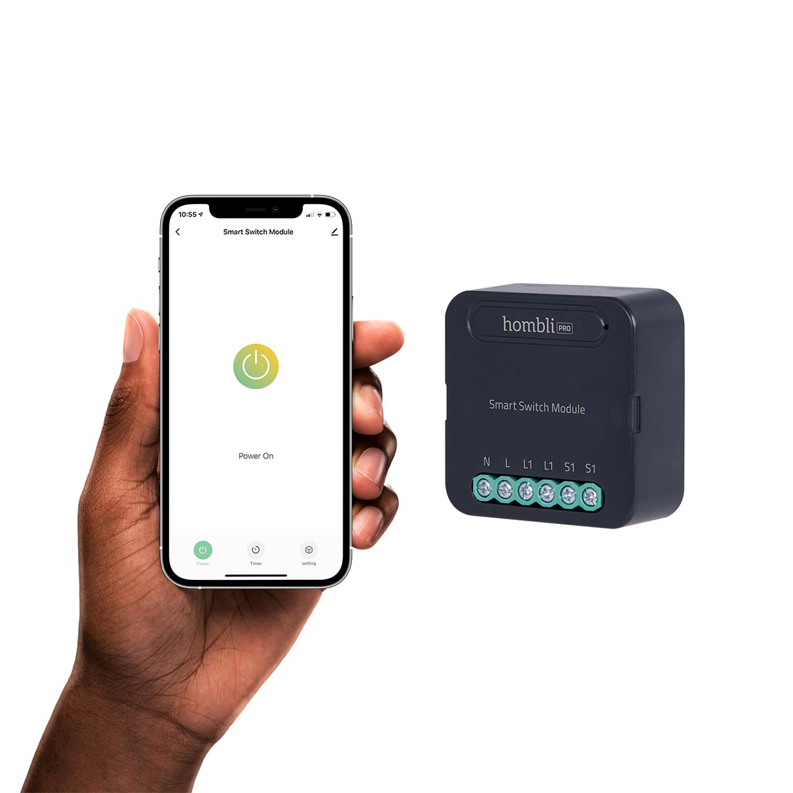 Thumbnail - Hombli Smart Switch Module - Schwarz