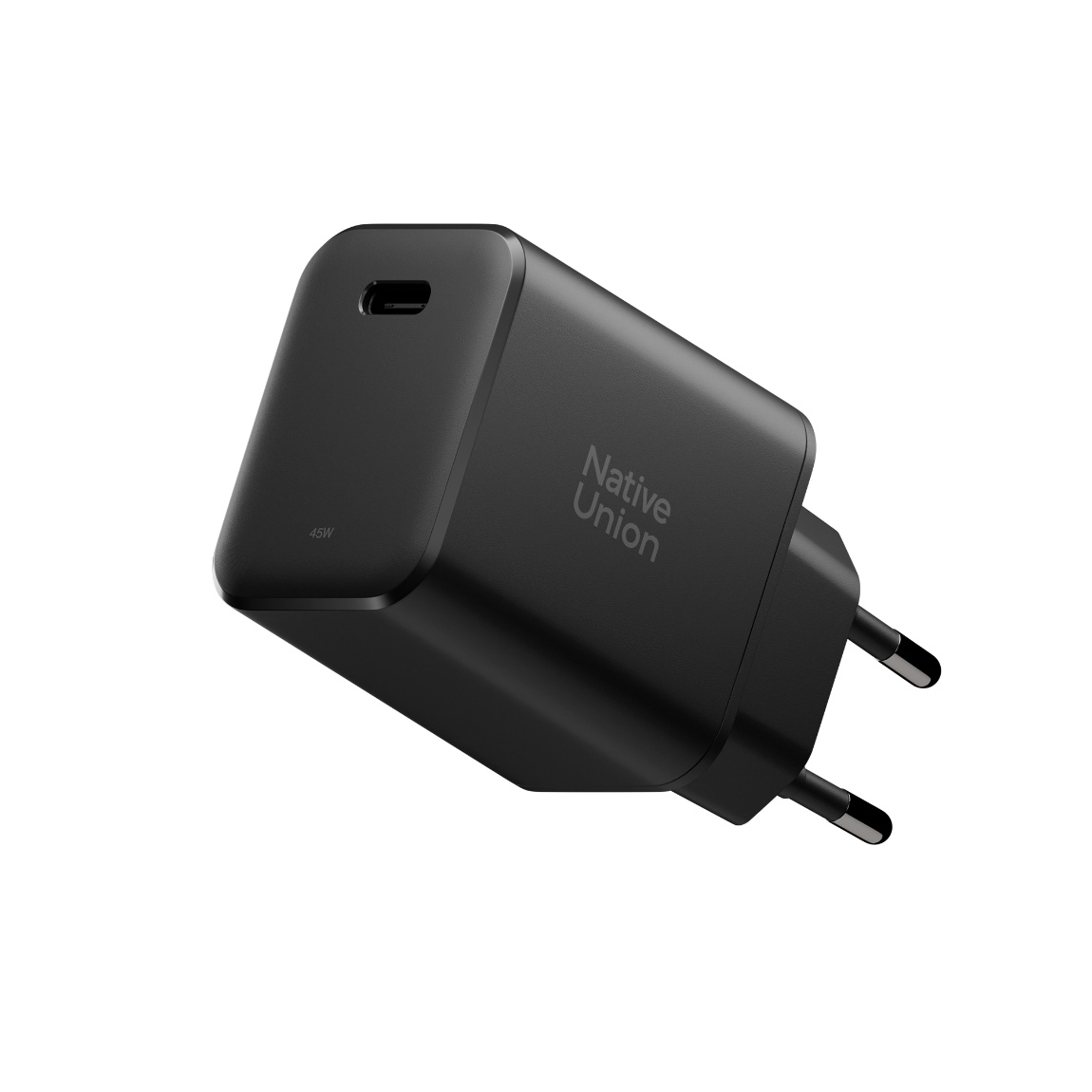 Native Union 45W USB-C PD Fast GaN Wall Charger - Schwarz