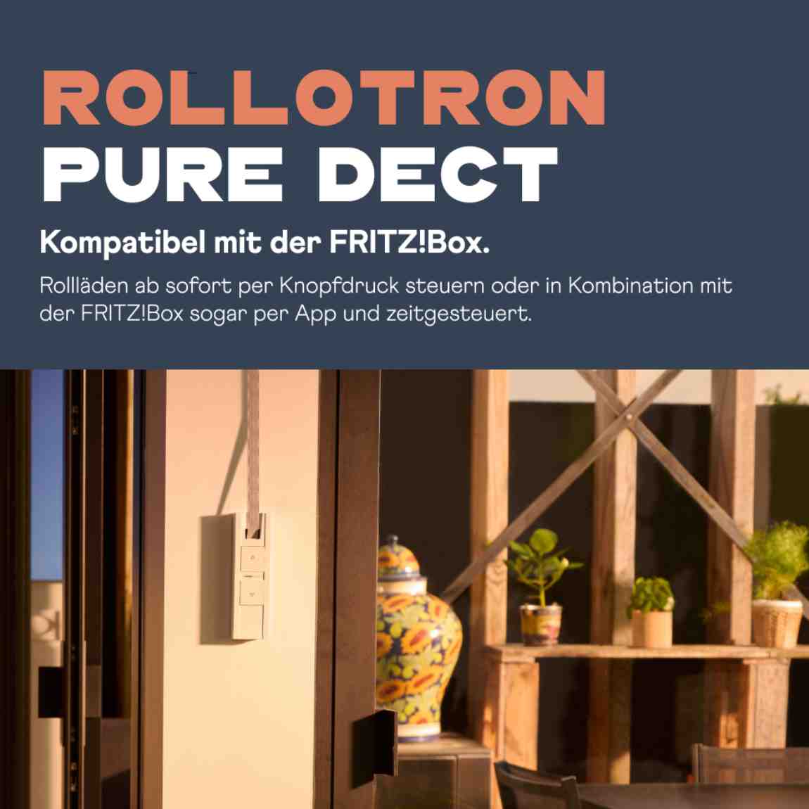 HOMEPILOT Gurtwickler RolloTron pure DECT - Weiß — Foto 6 von 6