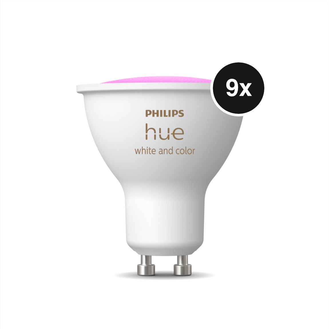 Philips Hue Essential White and Color Ambiance GU10 4,7W LED Lampe - 9er-Set - Bild 7