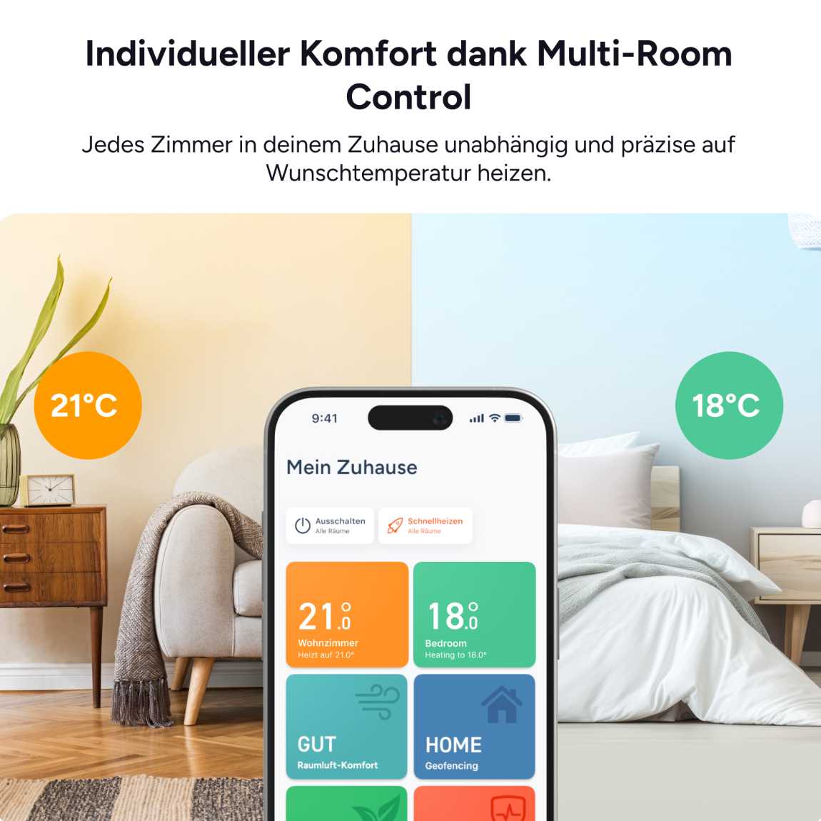 tado° X Smartes Heizkörper-Thermostat X - Zusatzprodukt - Weiß — Foto 4 von 6