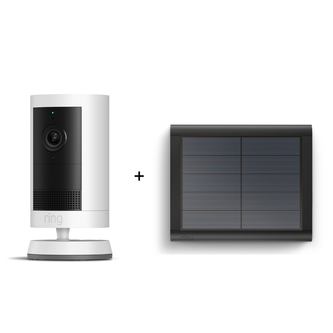 Ring Outdoor Cam Plus - Battery + Solar Panel (USB-C)