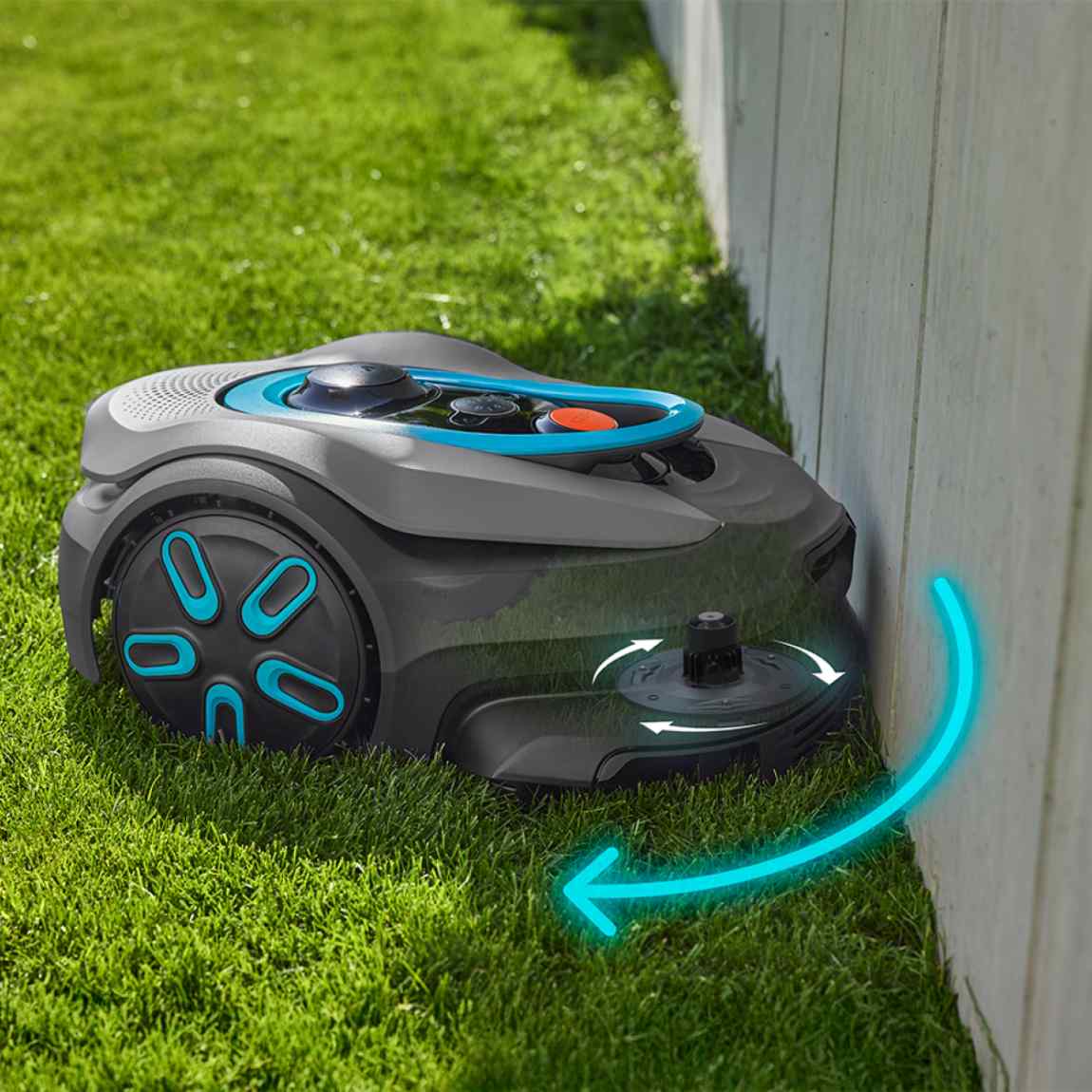 Thumbnail - GARDENA Mähroboter smart SILENO sense 600 m² + Ersatzmesser + gratis Garage