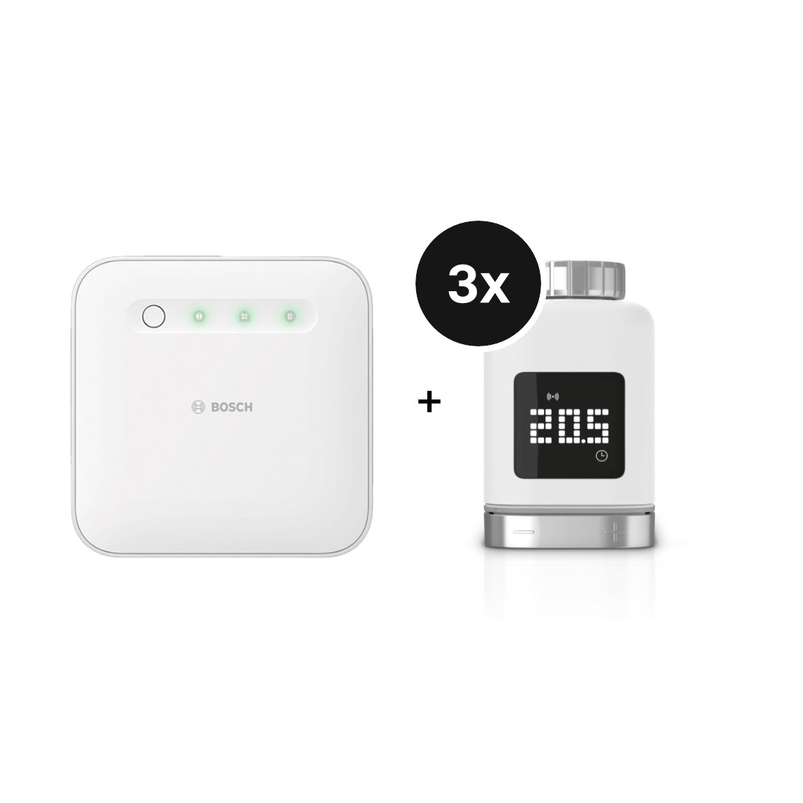 Bosch Smart Home - Starter-Set Heizung II [+M] mit 3 Thermostaten