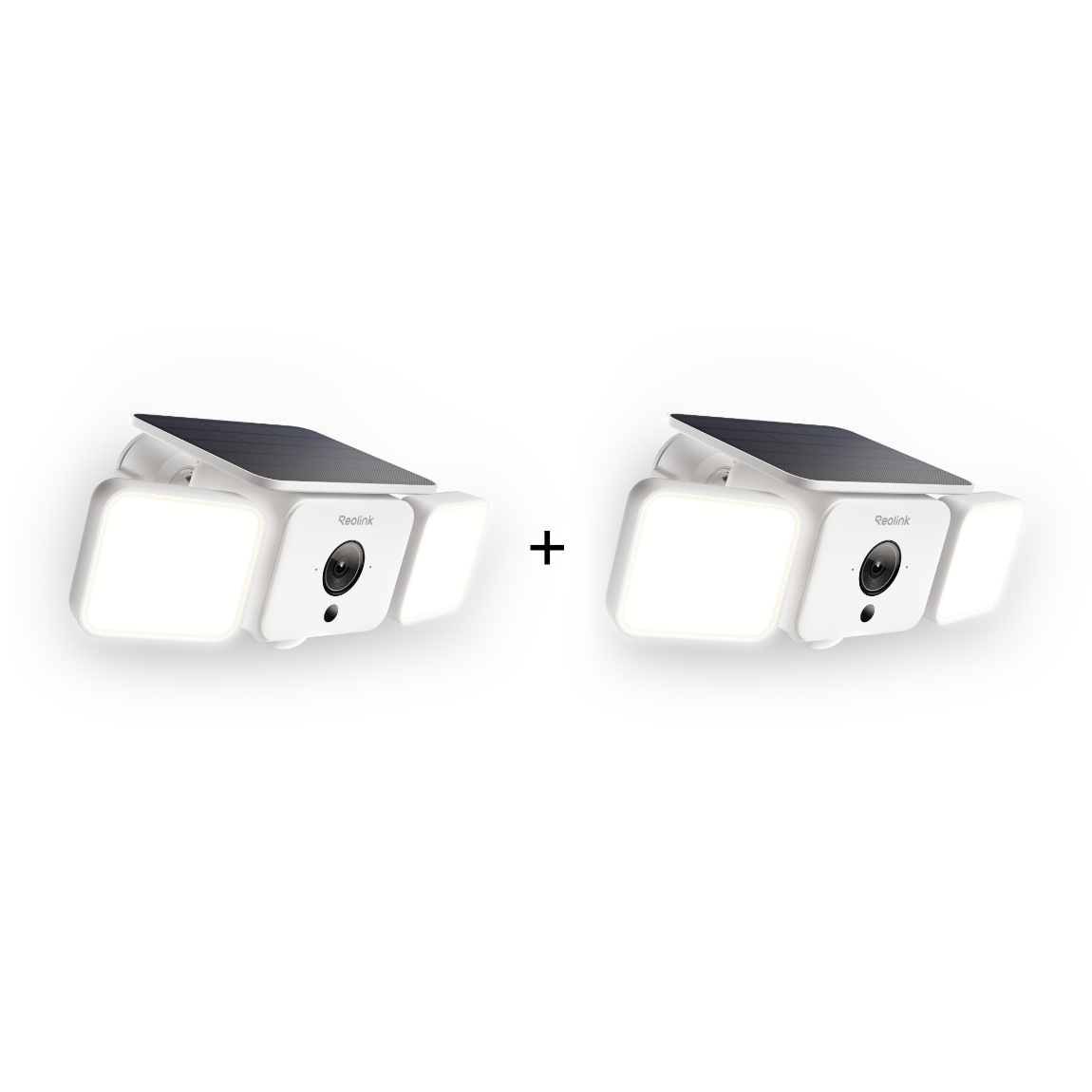 Reolink Floodlight Series F310B - 4MP WLAN-Flutlichtaußenkamera - 2er-Set