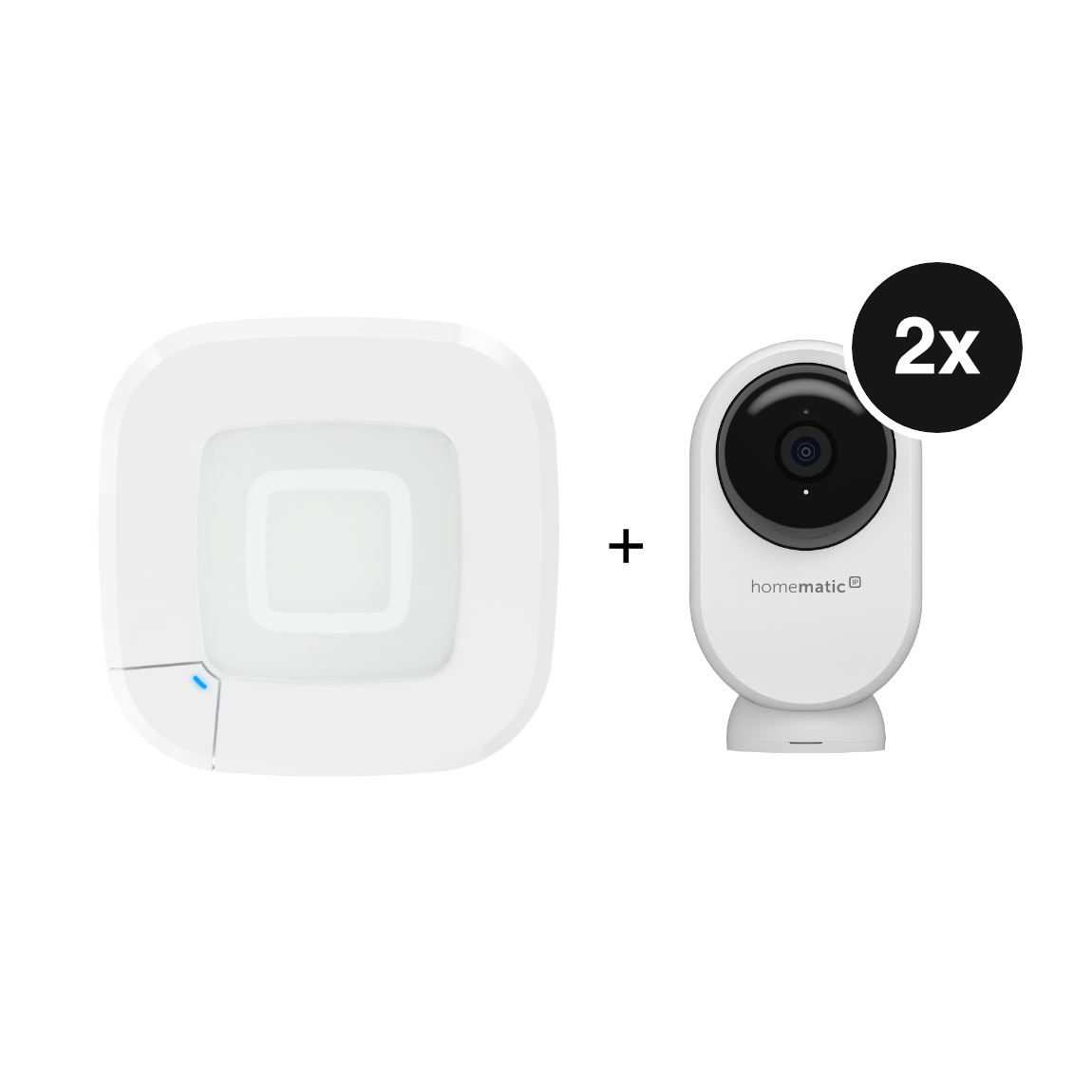 Homematic IP Starter Set - mit Access Point 2 + 2 Innenkameras plus