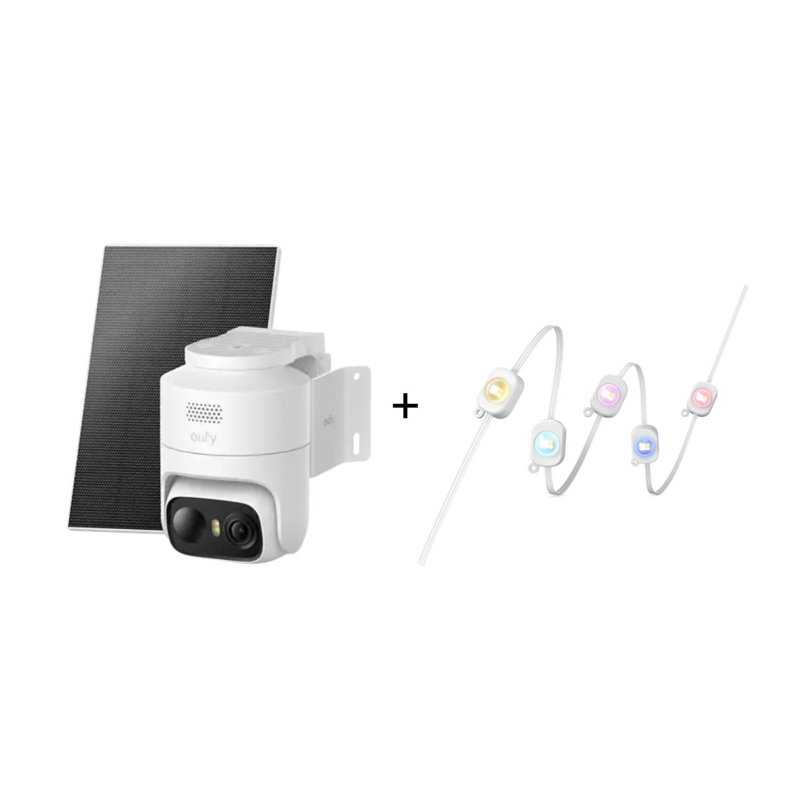 eufy Set - mit eufyCam C36 Außenkamera + Permanent Outdoor Light
