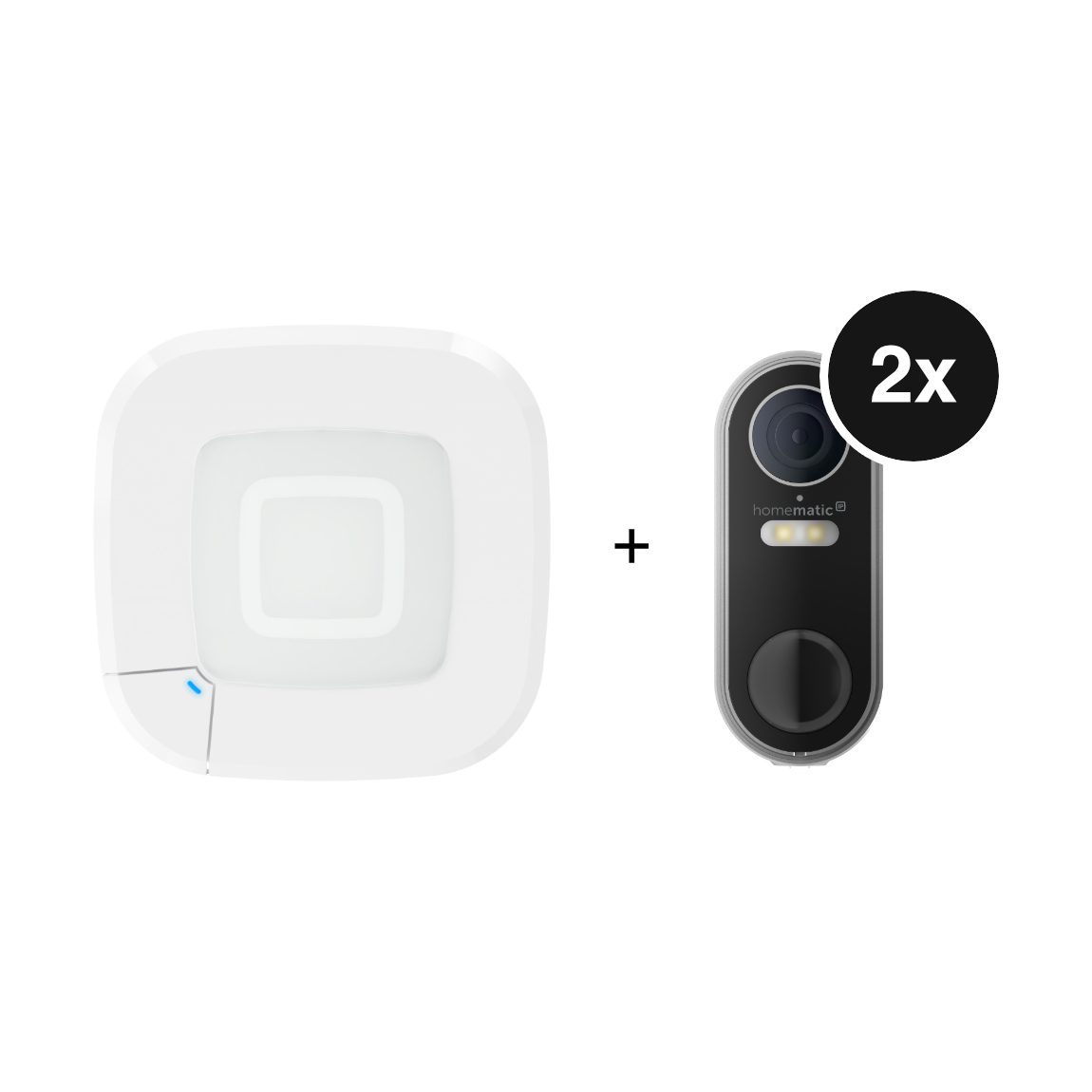 Homematic IP Starter Set - mit Access Point 2 + 2 Akkukameras