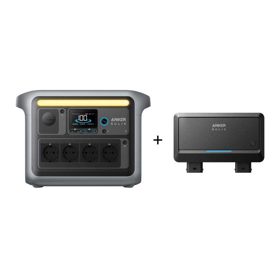 Anker Solix Grau/Schwarz/Silber Power Station, Solix C1000x (1056 Wh, 12.90 Kg) - Image 5