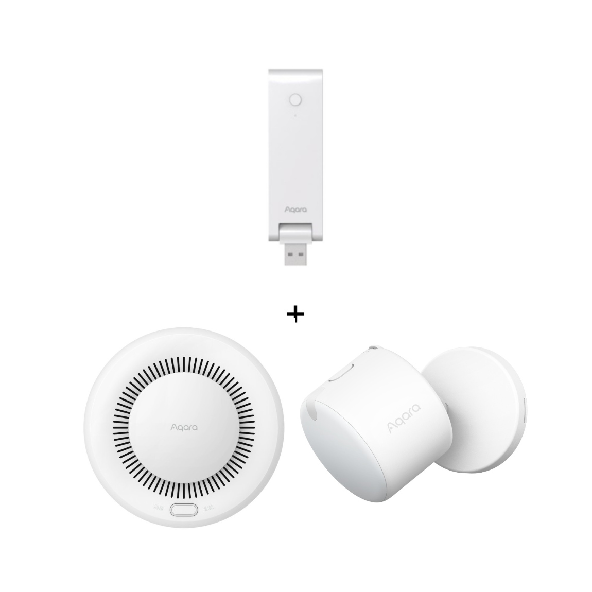 Aqara Starter Set - mit Hub M100 + 6 Rauchwarnmelder