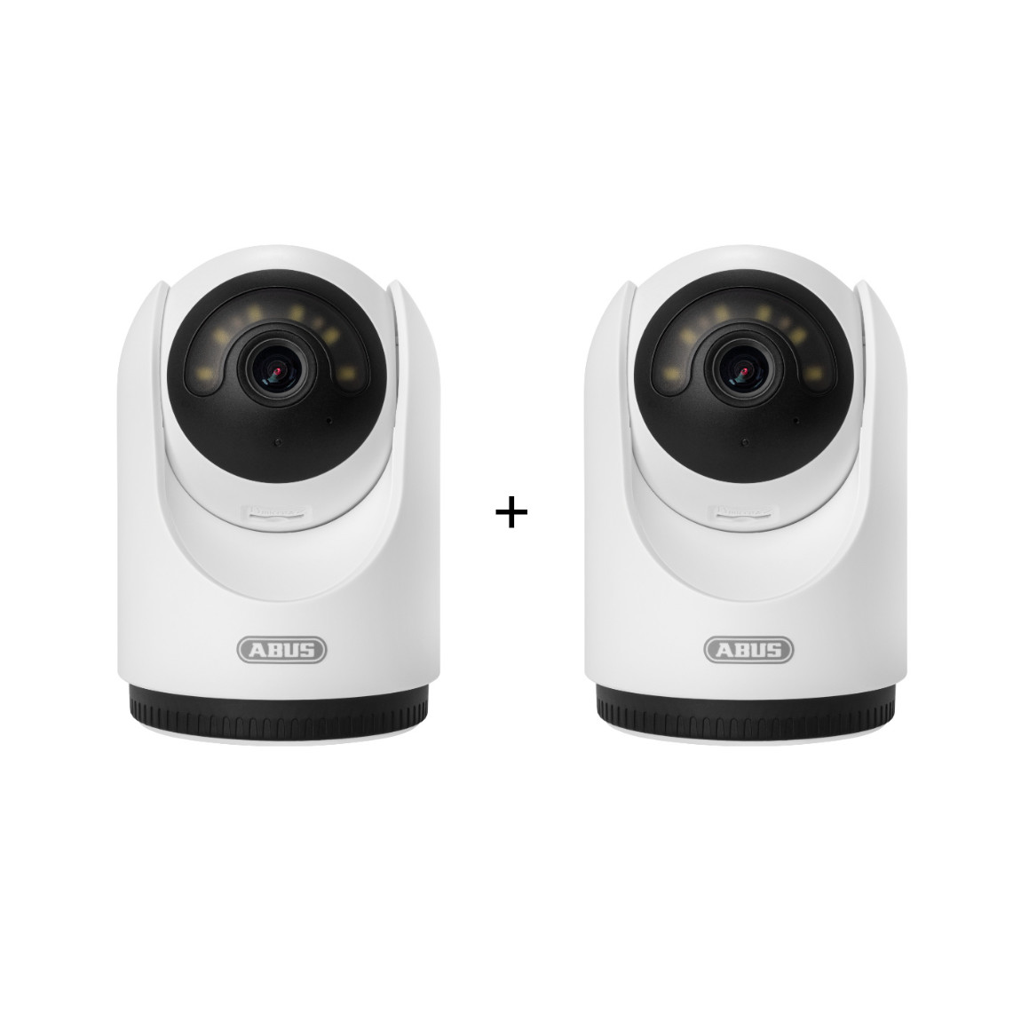 ABUS EYSEO 360° - 3K-WLAN-Innenkamera mit Schwenk-/Neigefunktion - 2er-Set