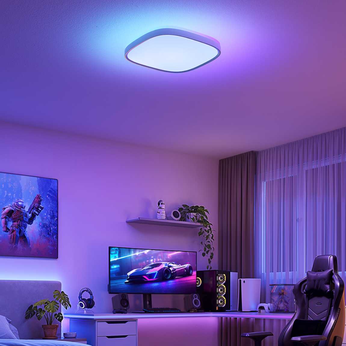 Thumbnail - Govee Deckenlampe - Square Ceiling Light - Weiß