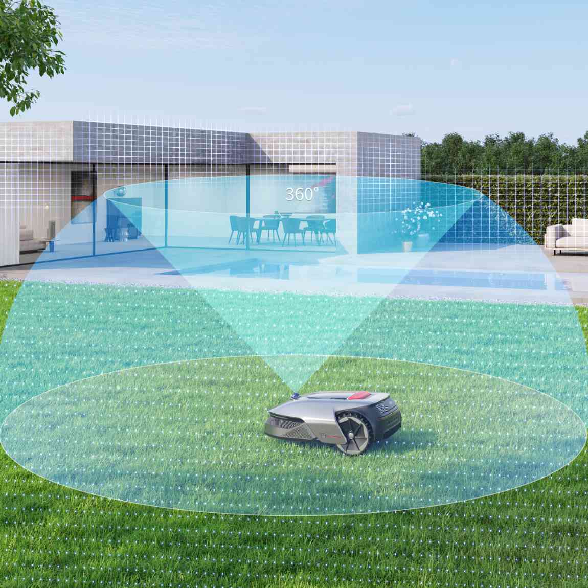 Thumbnail - Dreame Roboticmower A1 - Mähroboter für bis zu 2000 m² - Silber