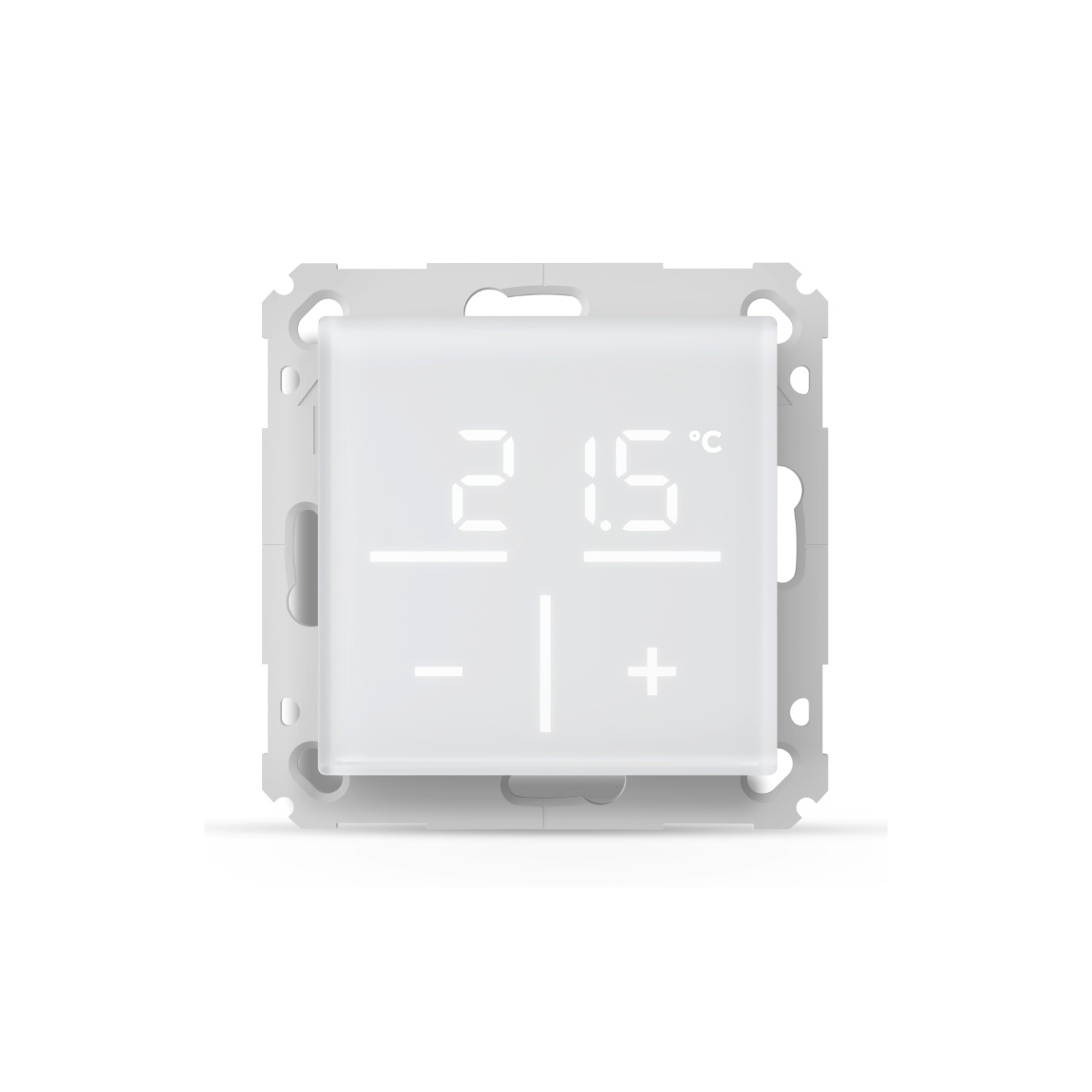 Homematic IP Glas-Wandthermostat mit CO2-Sensor - Wei&szlig;