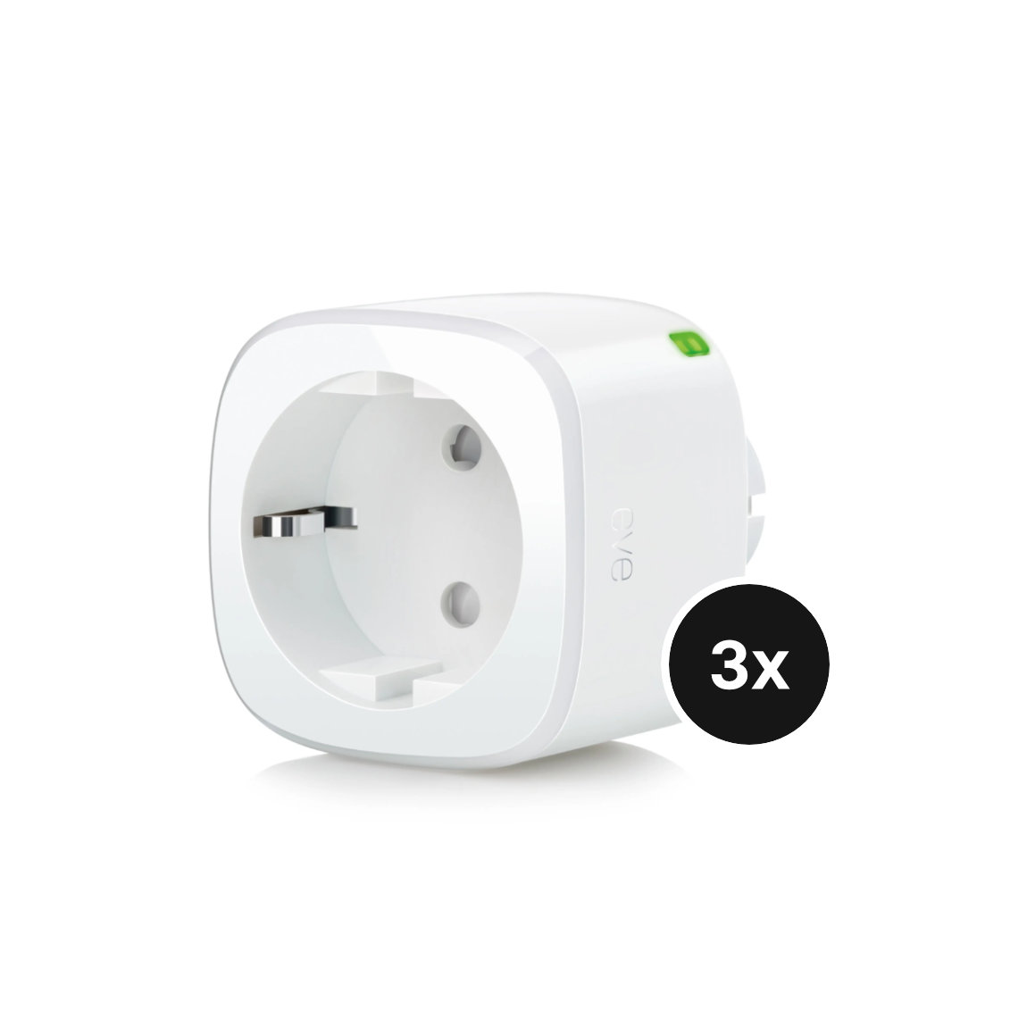 Eve Energy Matter - Smarte Steckdose mit Verbrauchsmessung - 3er-Set