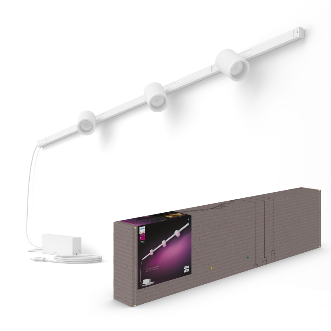Thumbnail - Philips Hue Perifo Basis-Set Wandleuchte 3 Spots - Weiß