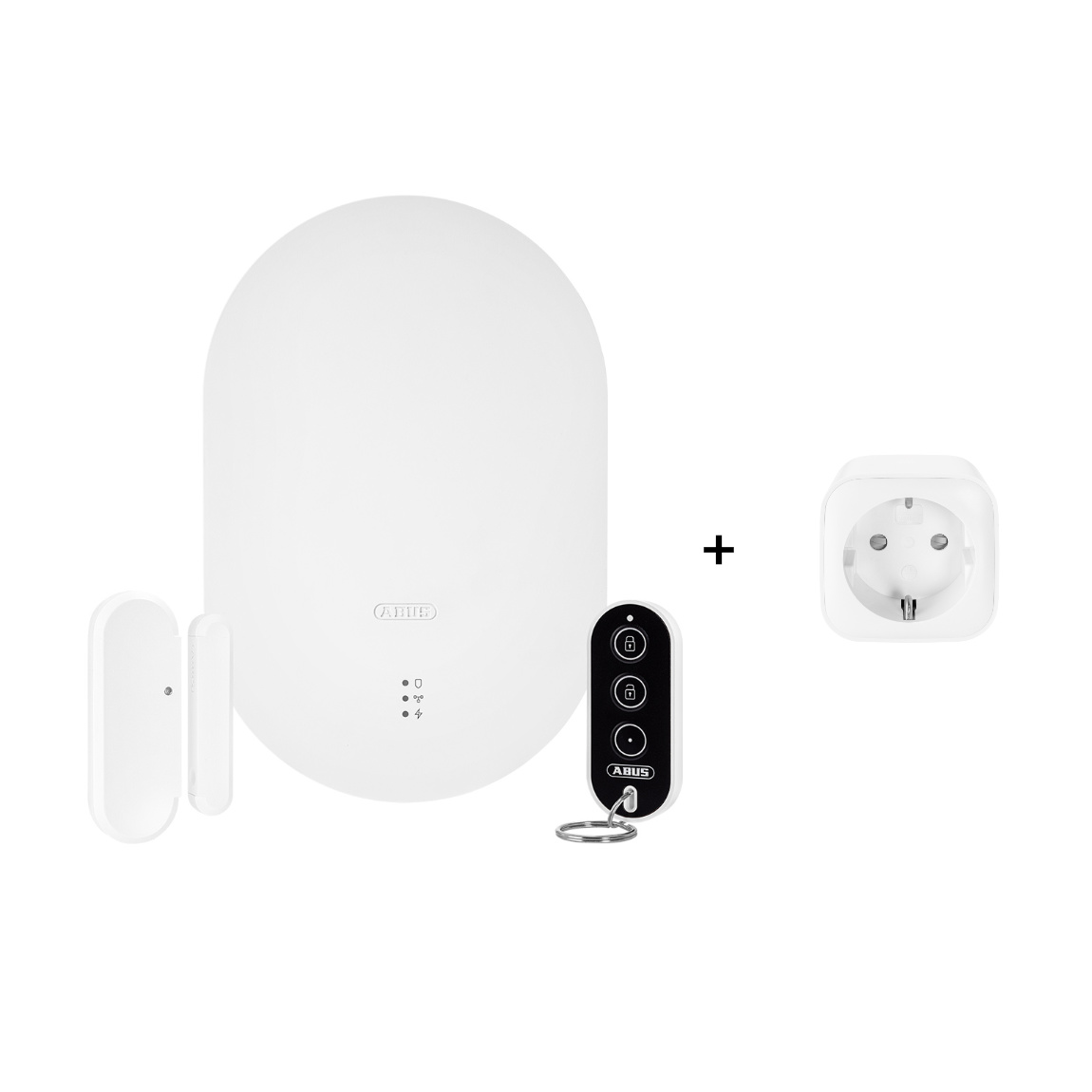 ABUS Smartvest Pro Funk-Alarmanlage - Starter-Set + gratis Funk-Steckdose