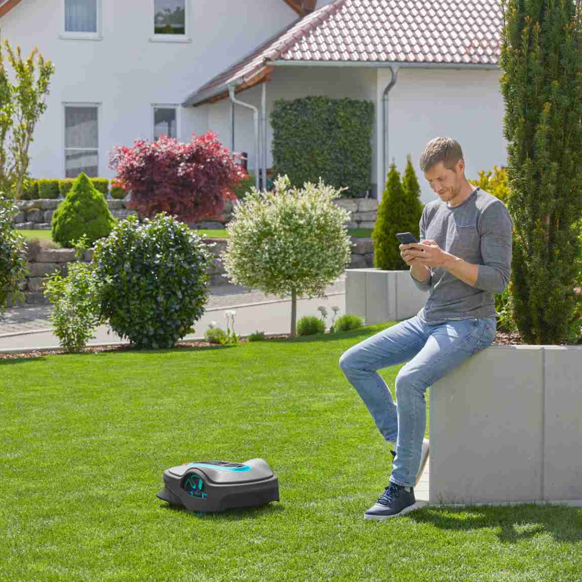 Thumbnail - Gardena Mähroboter smart SILENO pro 600 m² + smart Gateway