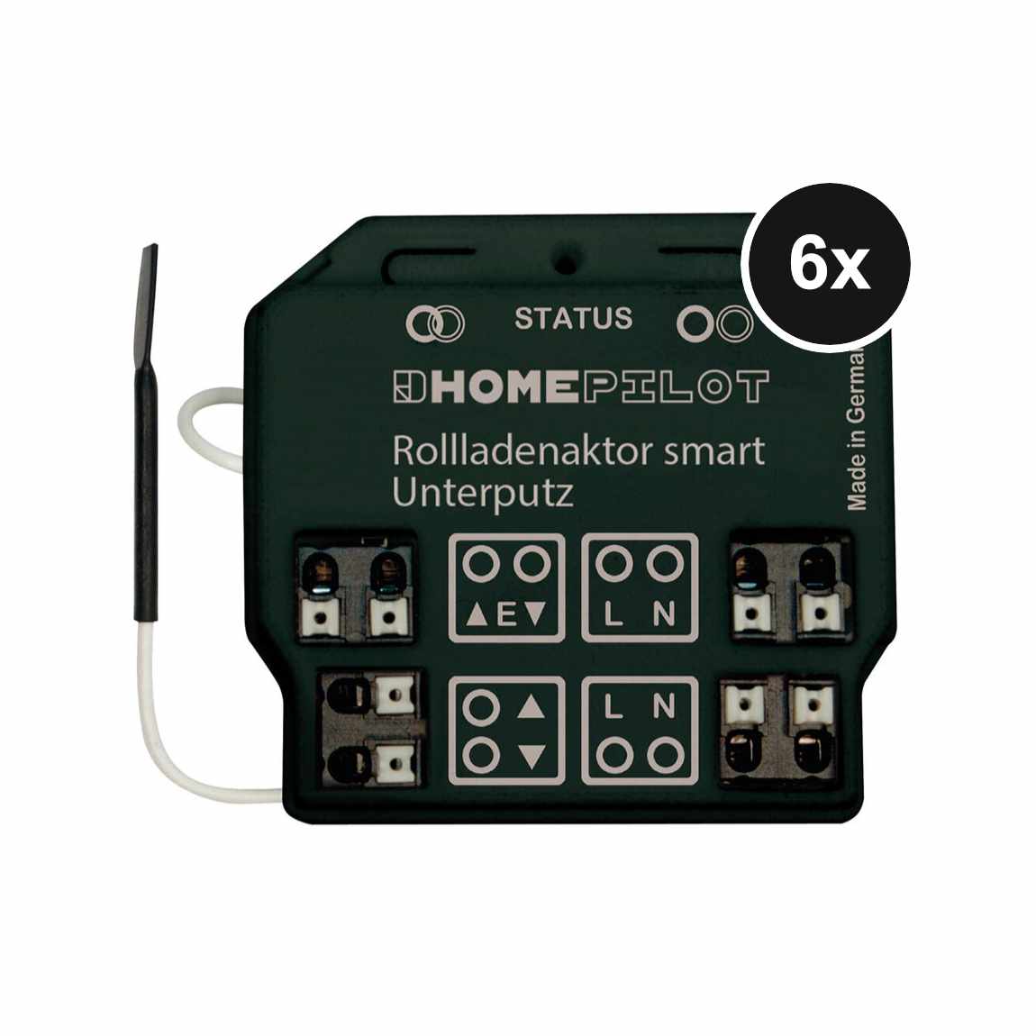 HOMEPILOT Rollladenaktor smart Unterputz - 6er-Set