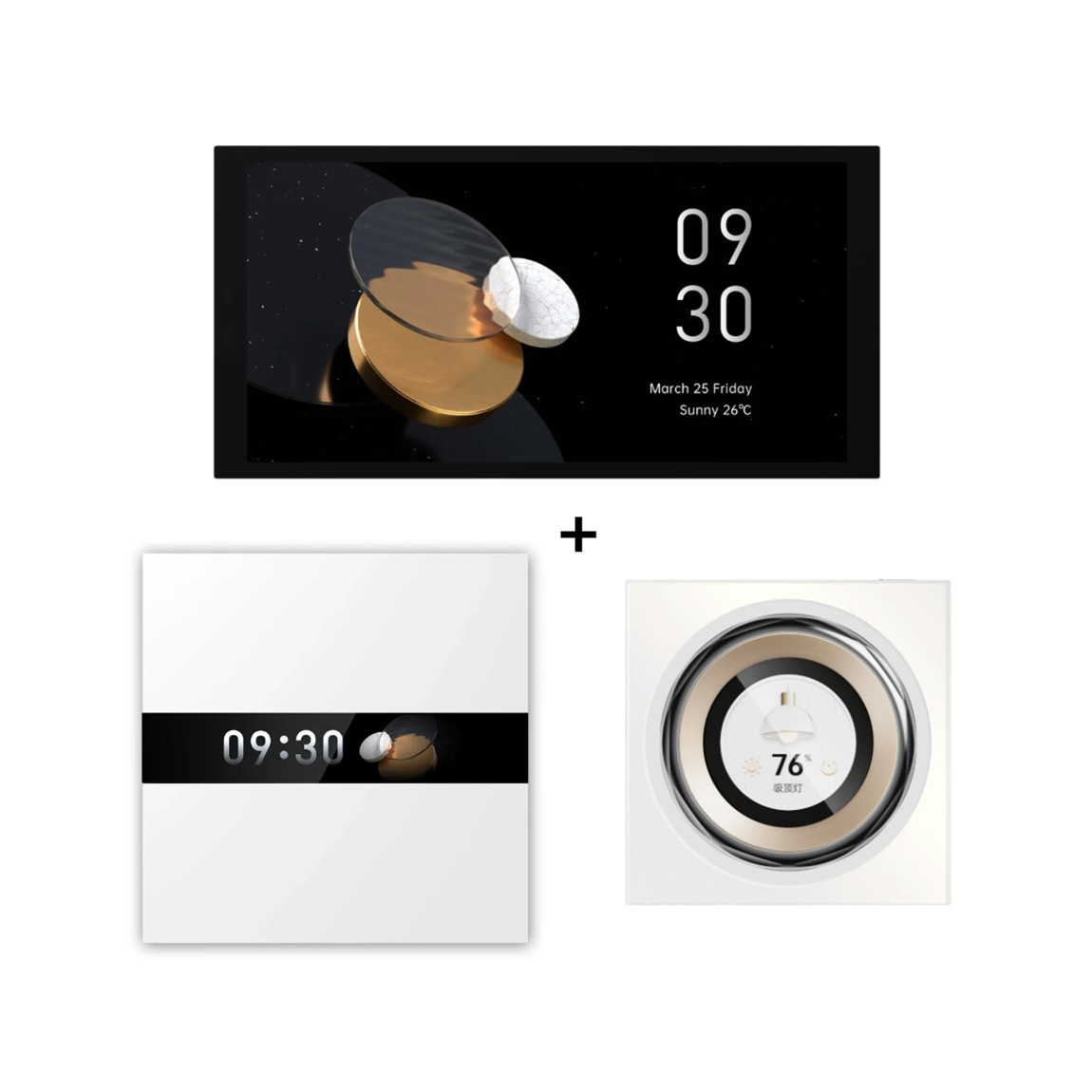 Aqara Starter Set - mit Panel Hub S1 Plus + Display Switch V1