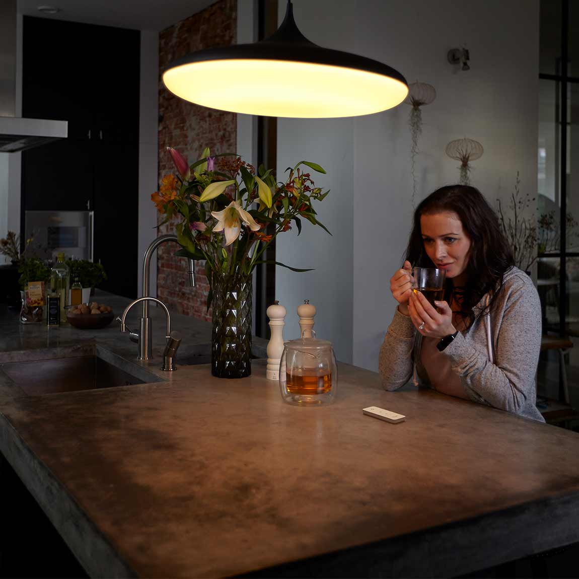 Thumbnail - Philips Hue Set - mit Flux Gradient Lightstrip - 3m + Dimmschalter