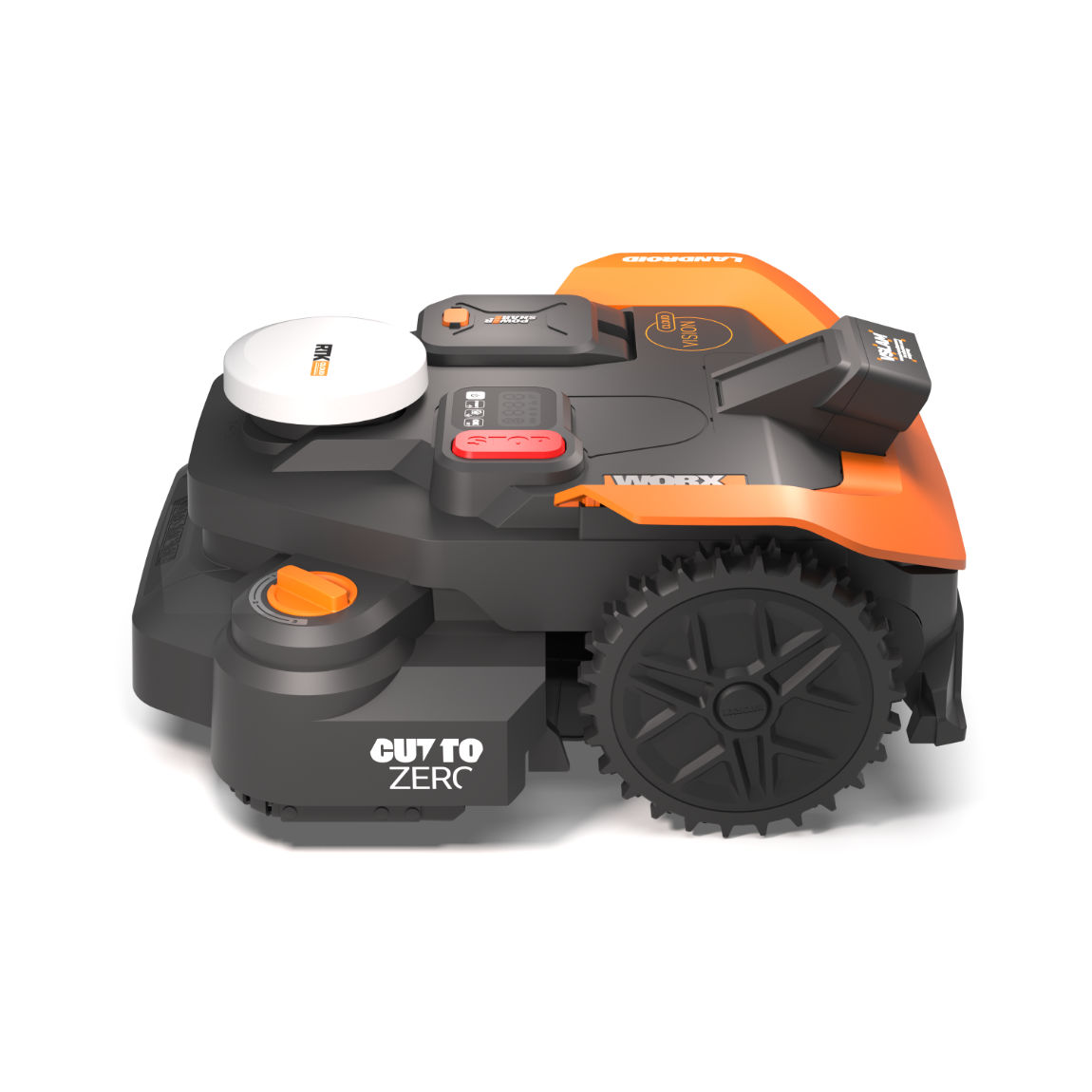 Thumbnail - Worx WR312E Landroid Vision Cloud (Stereo), bis 1.200 m² + gratis Garage + gratis Ersatzklingen