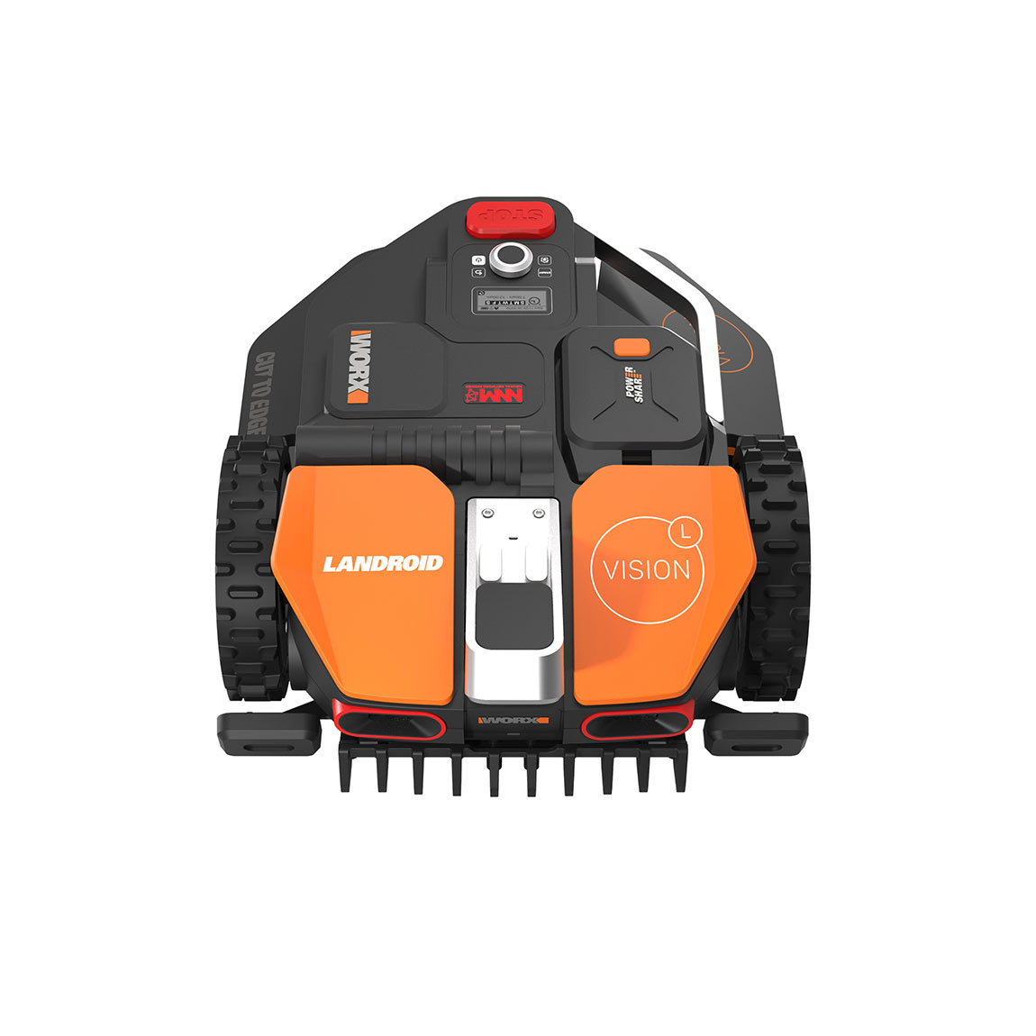 Thumbnail - Worx Landroid Vision L1300 + gratis Akku-Rasentrimmer WG163E.1 20V –​​ mit Akku & Ladestation