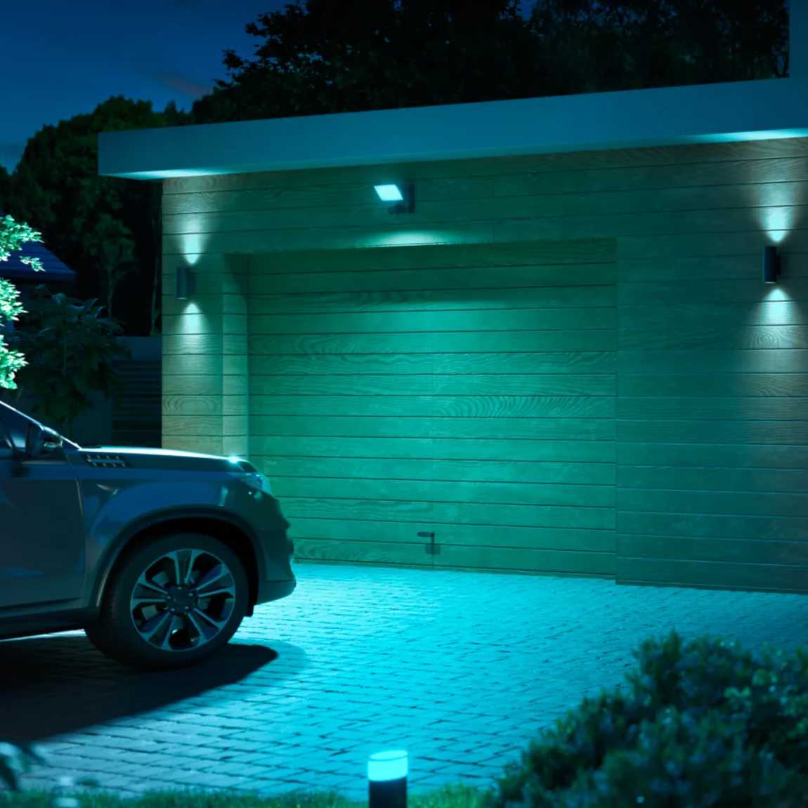 Hie Secure Floodlight Kamera - Schwarz — Foto 6 von 6