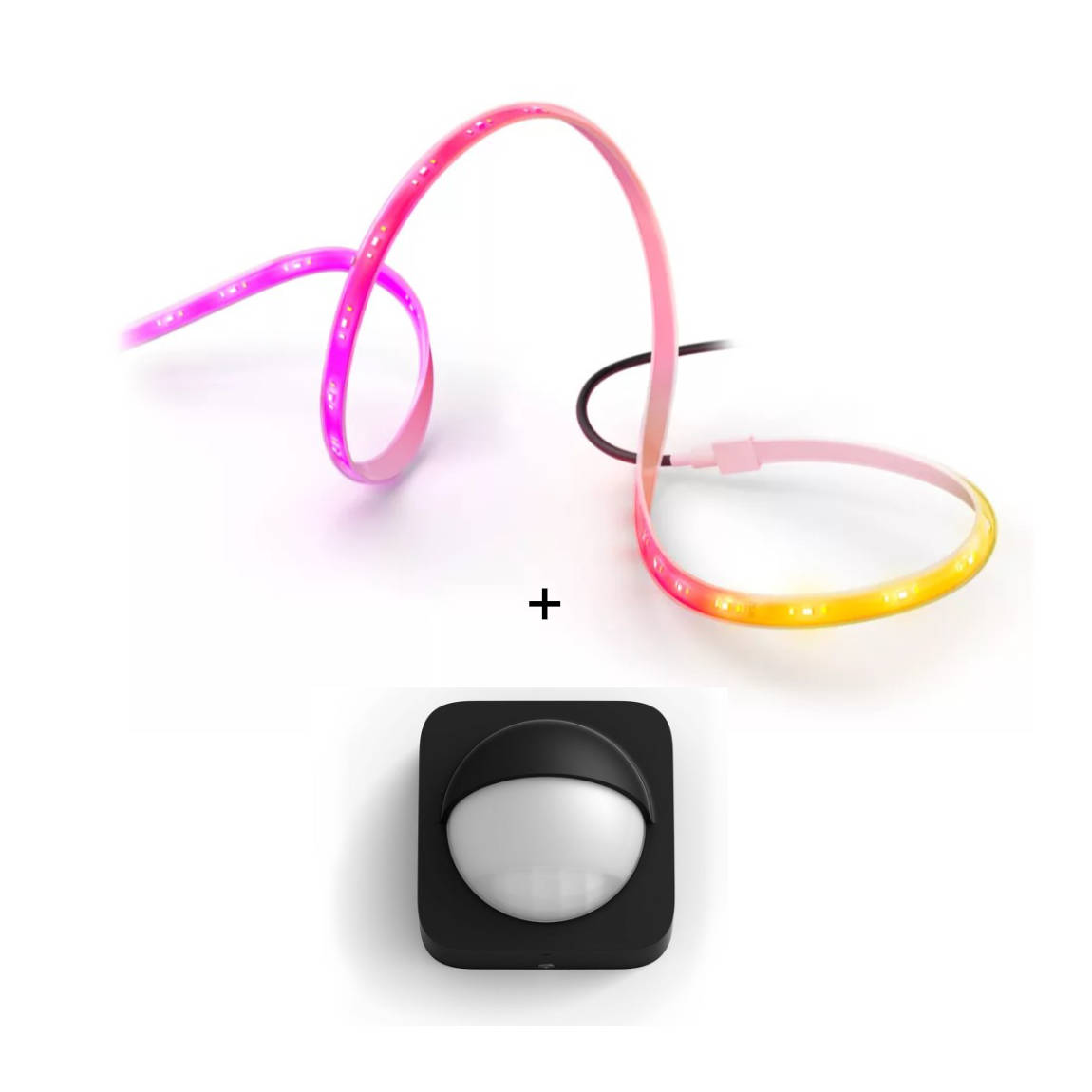 Philips Hue Set - mit Flux Gradient Outdoor Lightstrip 5m + Outdoor Sensor Außenbewegungsmelder