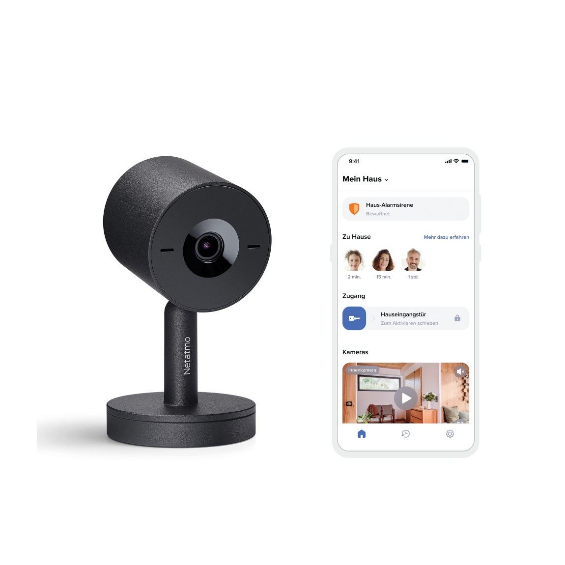 Thumbnail - Netatmo Indoor Camera Advance - 2K Innenkamera - Schwarz