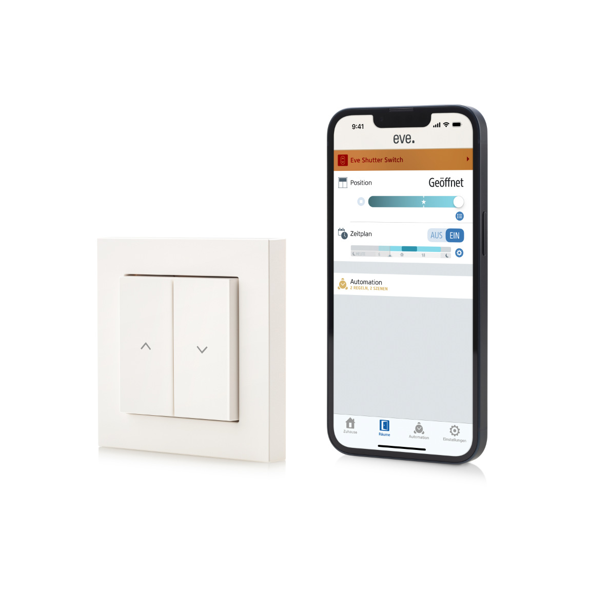 Thumbnail - Eve Shutter Switch 6er-Set – Smarte Rollladensteuerung