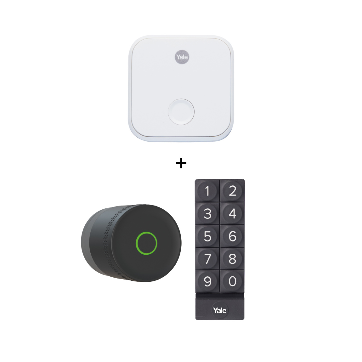 Yale Linus Starter Set - mit ConnectX WiFi Bridge 1:4 + Smart Lock L2 Lite + Smart Keypad