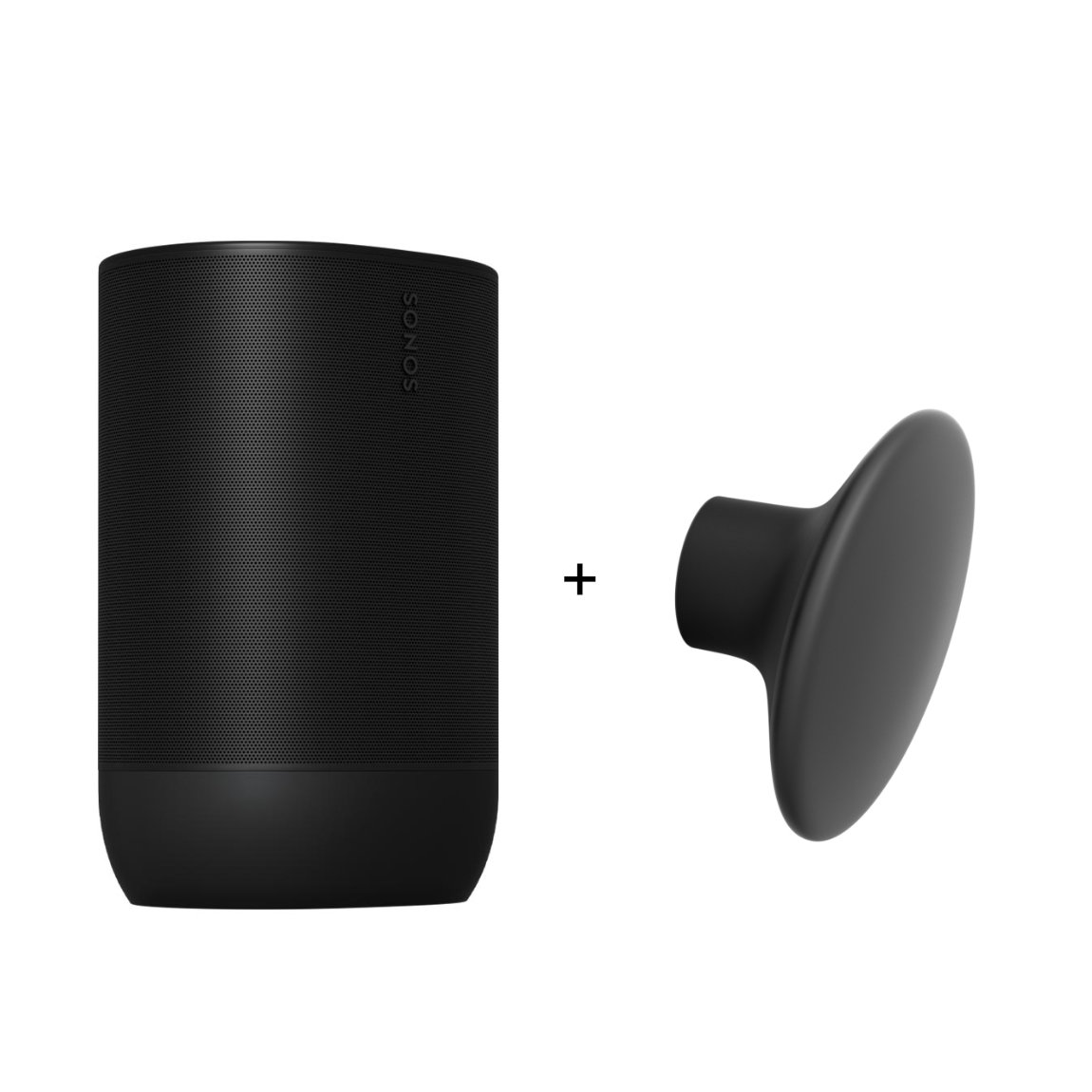 Sonos Set - mit Move 2 und Wandhalterung - Schwarz