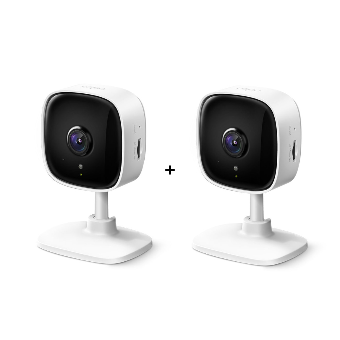 TP-Link Tapo C100 Indoor Sicherheits-WLAN-Kamera 2er-Set