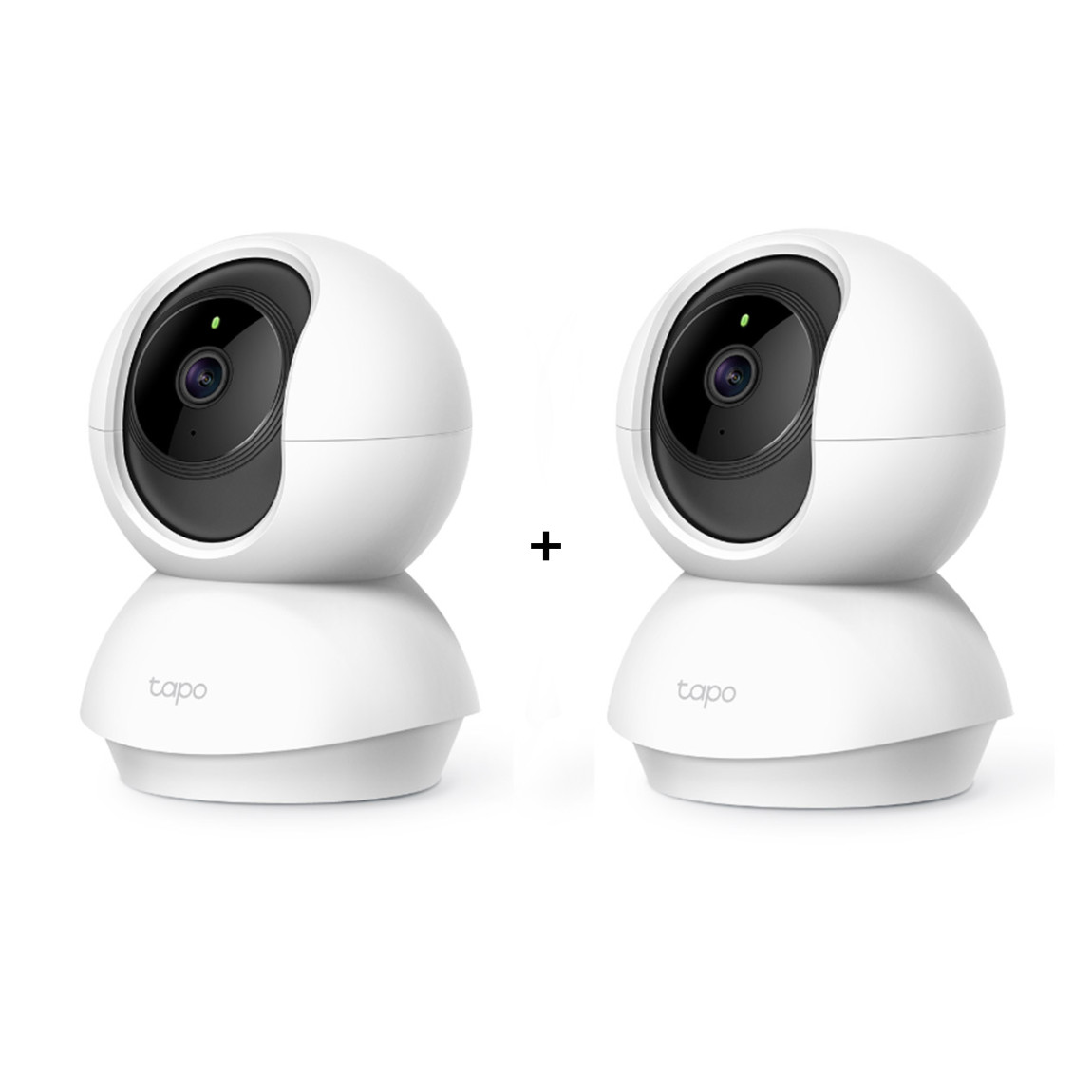 TP-Link Tapo C200 Sicherheits-WLAN-Kamera mit Schwenk- und Neigefunktion 2er-Set